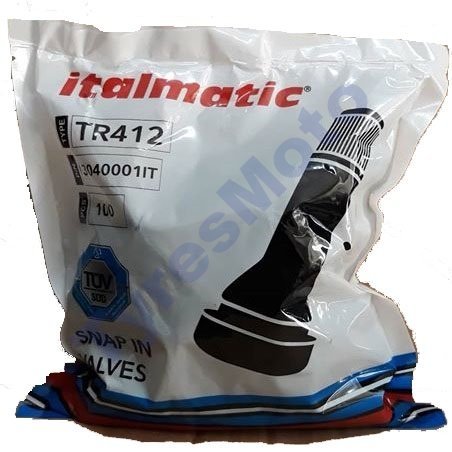 Βαλβίδα TR412 Italmatic 100 τεμ. TyresMoto